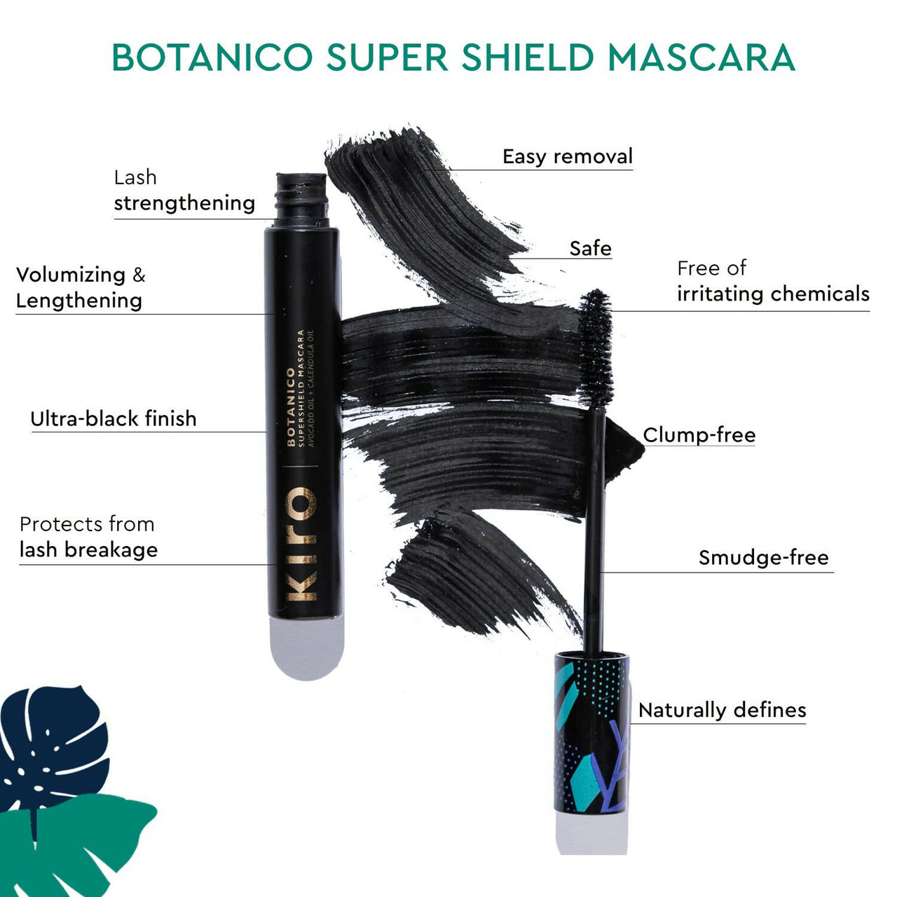 Kiro Botanico Super Shield Mascara - Carbon Black 01 - Distacart