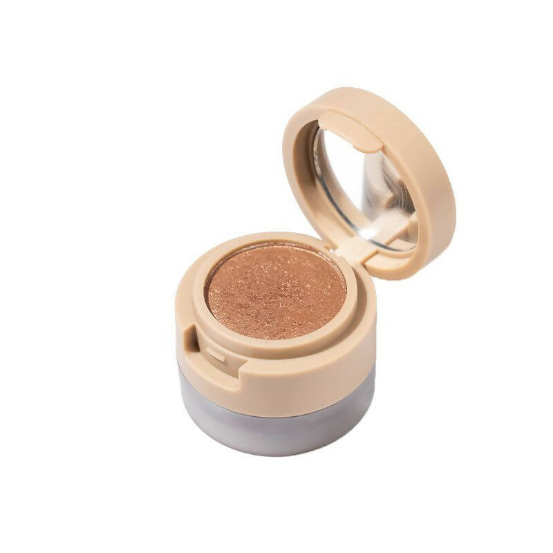 Simply Nam Illuminating Cream & Powder Eyeshadow - Rustic Chocolate Brown - Distacart