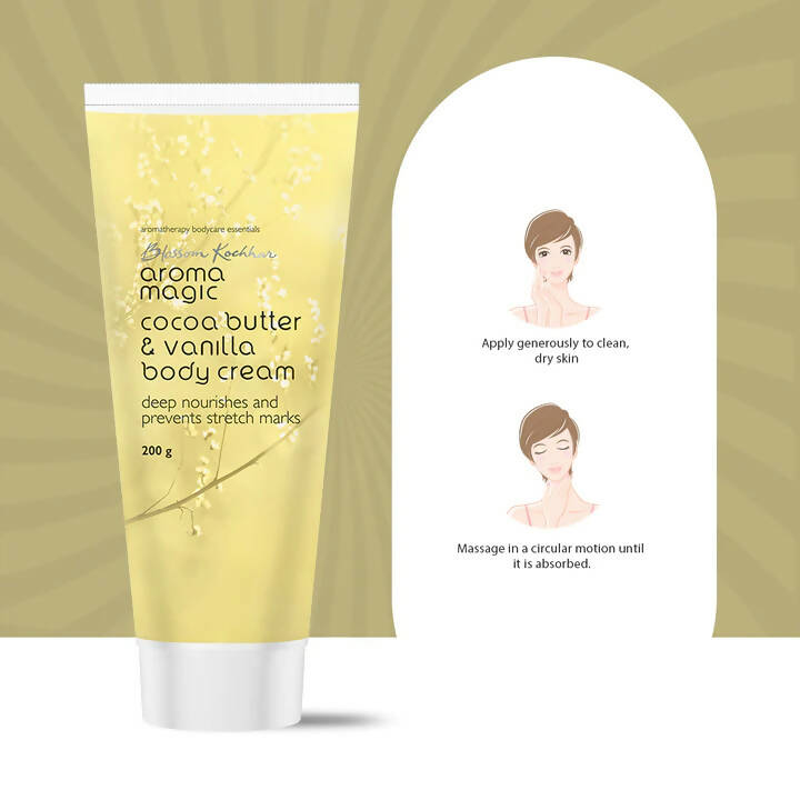 Blossom Kochhar Aroma Magic Cocoa Butter & Vanilla Body Cream - Distacart