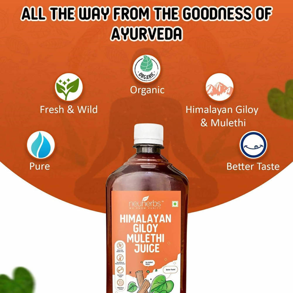 Neuherbs Himalayan Giloy Mulethi Juice Ayurveda