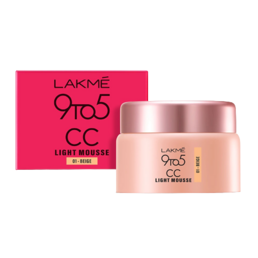 Lakme 9 To 5 CC Mousse - Beige - Distacart