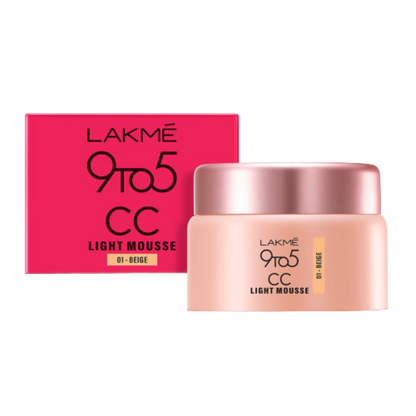 Lakme 9 To 5 CC Mousse - Beige - Distacart