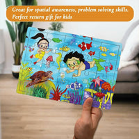 Thumbnail for Matoyi Jigsaw Puzzles For Kids: Set of 3 Puzzles - Distacart