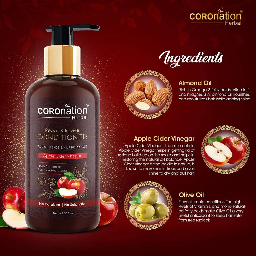 Coronation Herbal Apple Cider Vinegar Hair Conditioner - Distacart