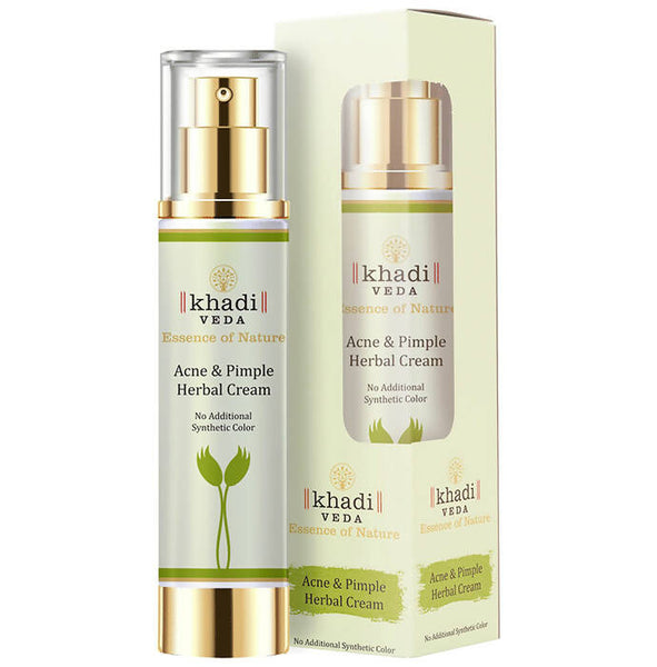 Khadi Veda Acne & Pimple Herbal Cream - Distacart