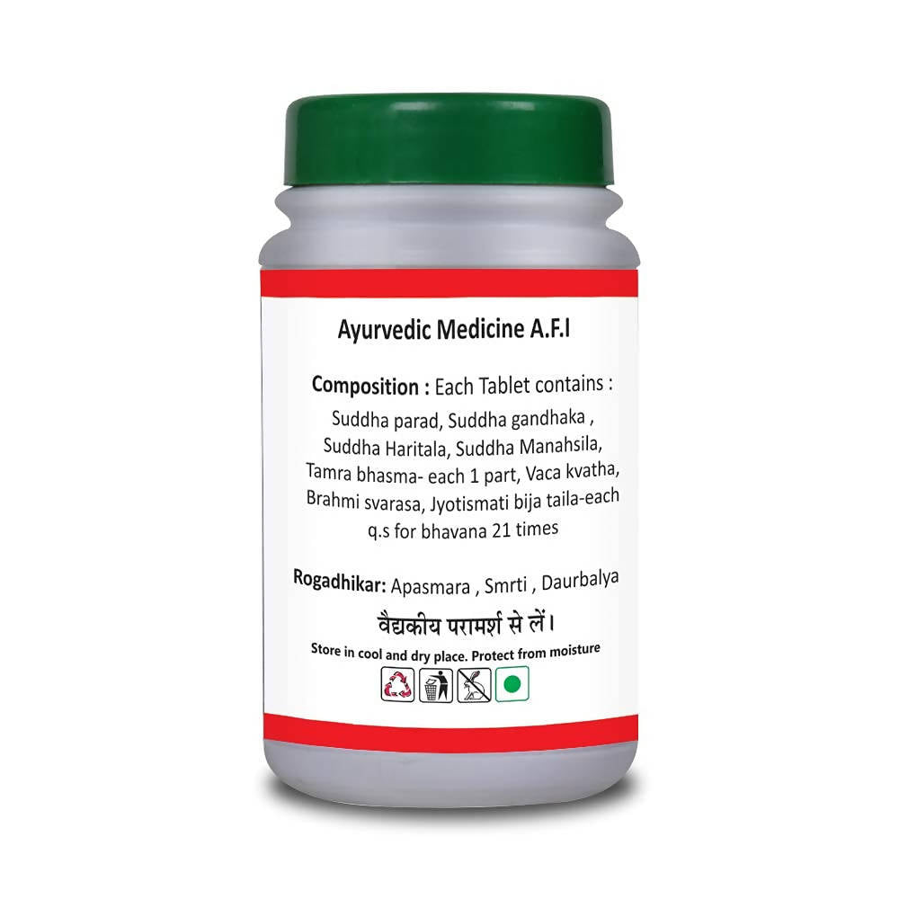 Basic Ayurveda Smriti Sagar Ras Tablets Ingredients