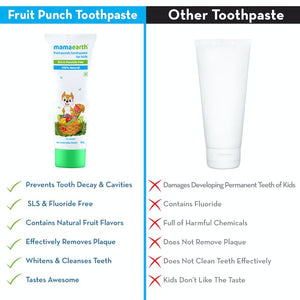 Mamaearth Fruit Punch Toothpaste For Kids - Distacart