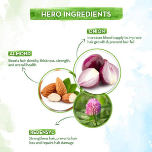 Mamaearth Onion Hair Oil With Onion Oil ingredients