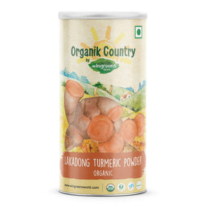 Wingreens Farms Organic Lakadong Turmeric Powder