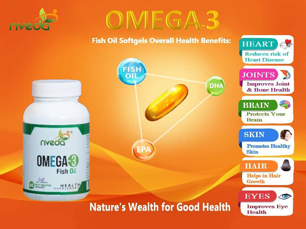 Nveda Omega-3 Fish Oil Capsules