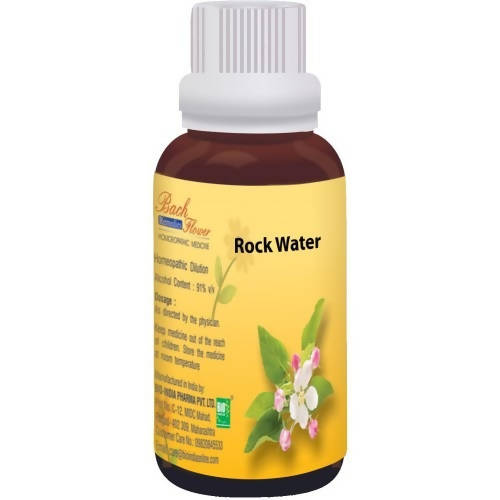 Bio India Homeopathy Bach Flower Rock Water Dilution