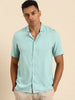 Blue Men Rayon Straight Opaque Casual Shirt - Mahotsav - Distacart