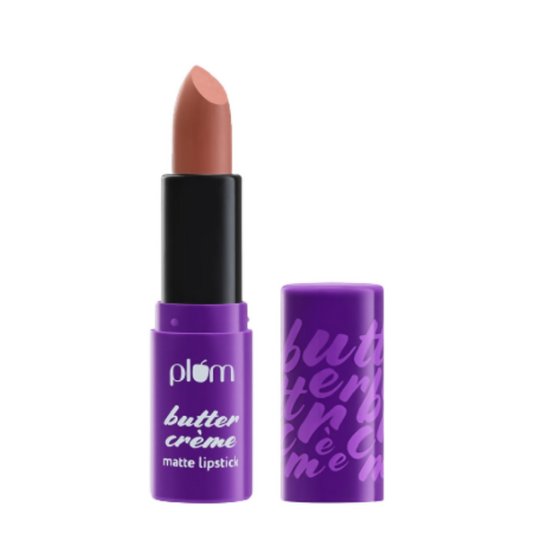 Plum Butter Crème Matte Lipstick Cinnamon Swirl - 125 (Brown Nude) - Distacart