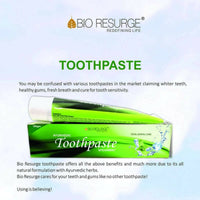 Thumbnail for Bio Resurge Life Herbal Ayurvedic Spearmint Toothpaste - Distacart