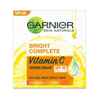 Thumbnail for Garnier Bright Complete Vitamin C SPF40/PA+++ Serum Cream - Distacart