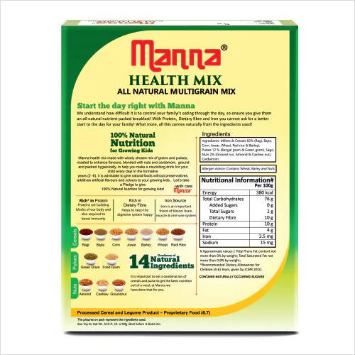 Manna Health Mix All Natural Multigrain Mix - Distacart