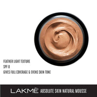 Thumbnail for Lakme Absolute Skin Natural Mousse - Almond Honey - Distacart