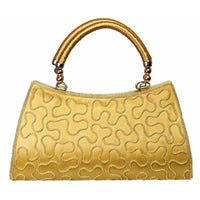 Thumbnail for Louise Belgium Hand-held Bag  (Gold) - Distacart