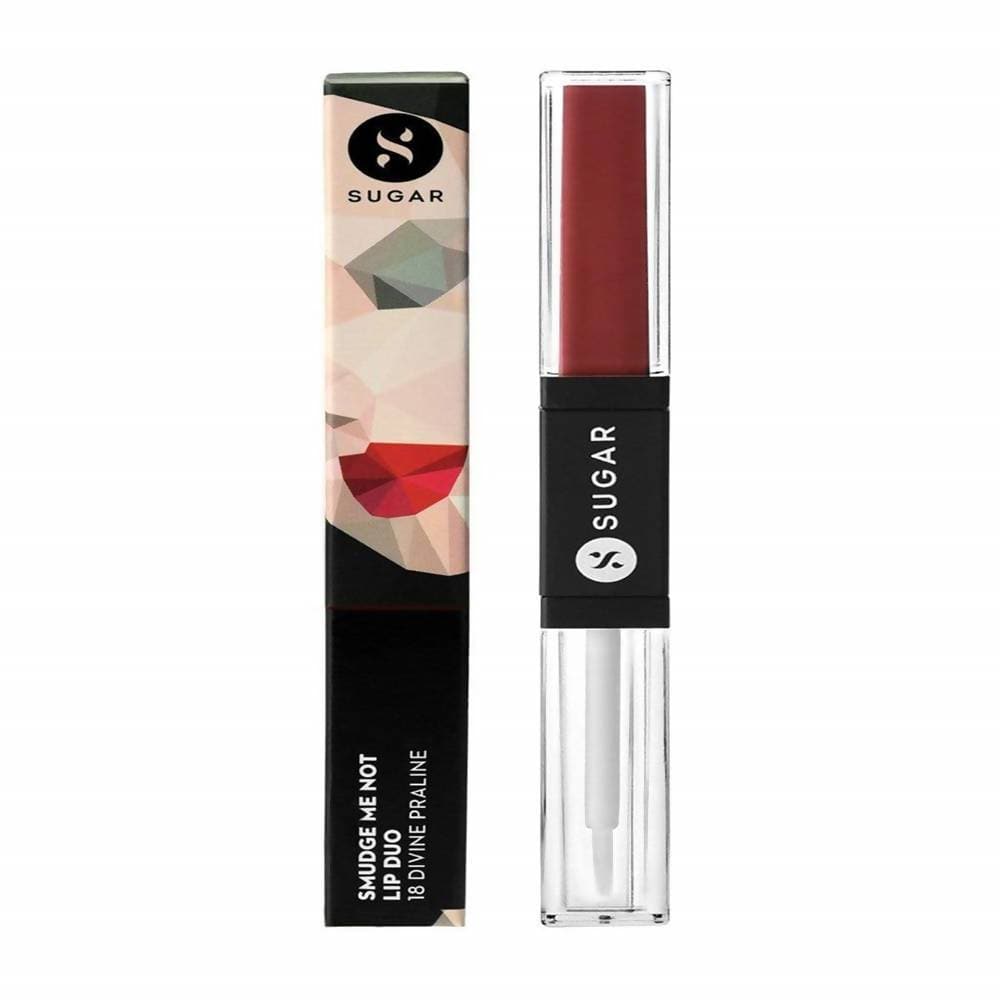 Sugar Smudge Me Not Lip Duo - Divine Praline (Dusty Burgundy) - Distacart