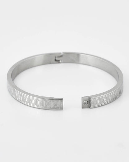 VOJ Stainless Steel Silver Bracelet - Distacart