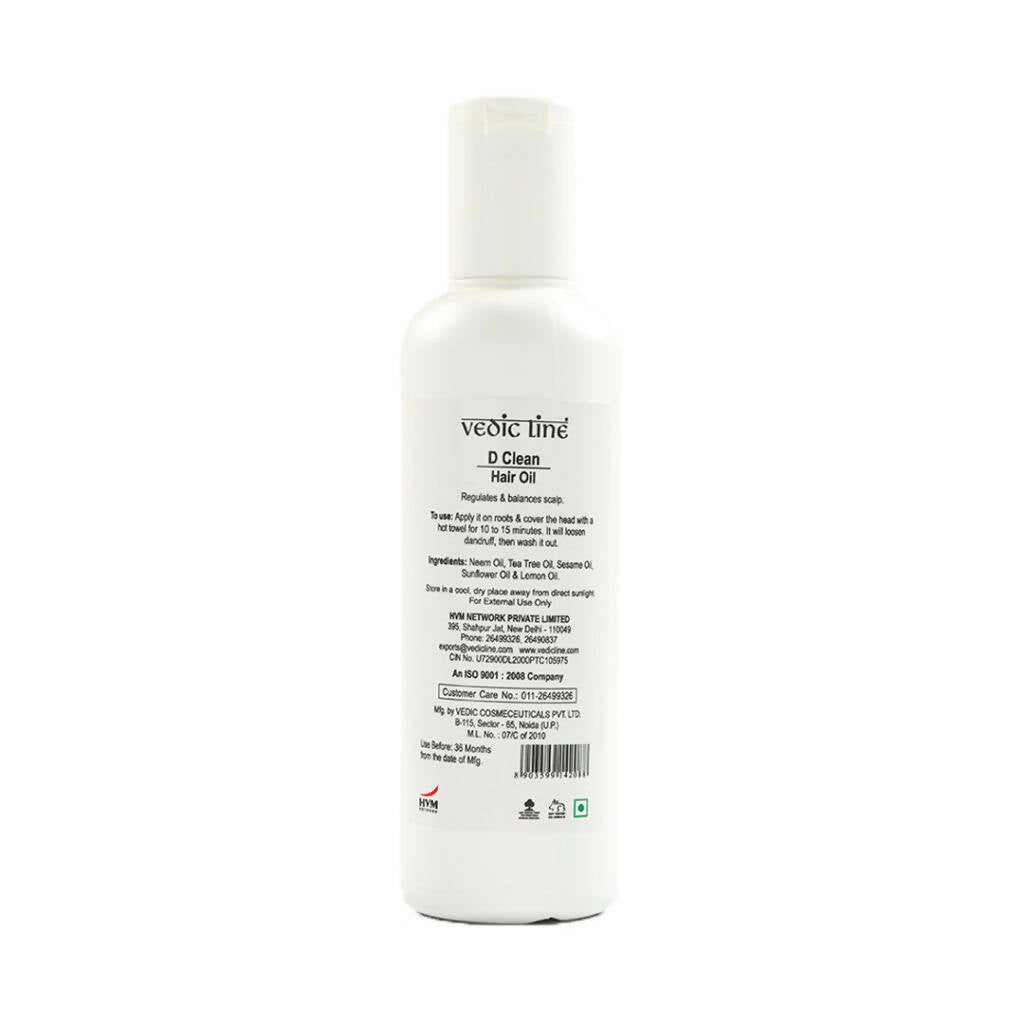 Vedic Line D Clean Hair Oil - Distacart