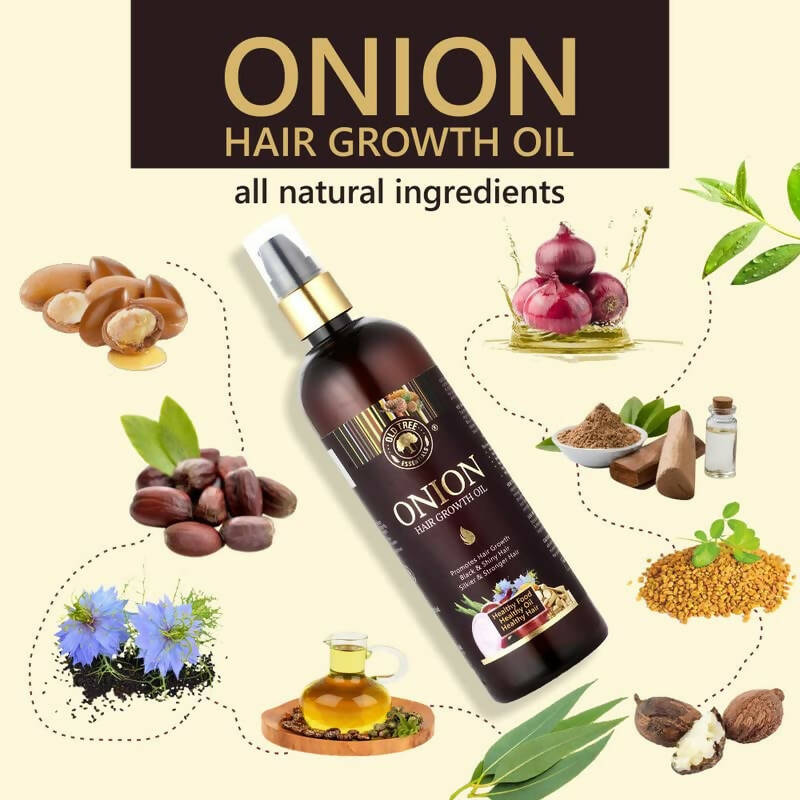 Old Tree Pure & Natural Onion Hair Oil - Distacart