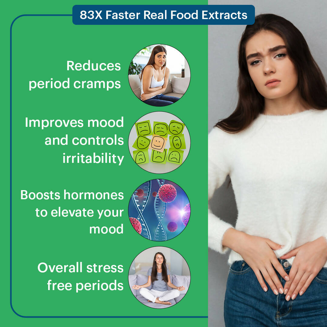 Laurik Essentials PMS Relief Tablets Get Relief From Unwanted Pain - Distacart