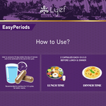 Thumbnail for LYEF Easy Periods Capsules - Distacart