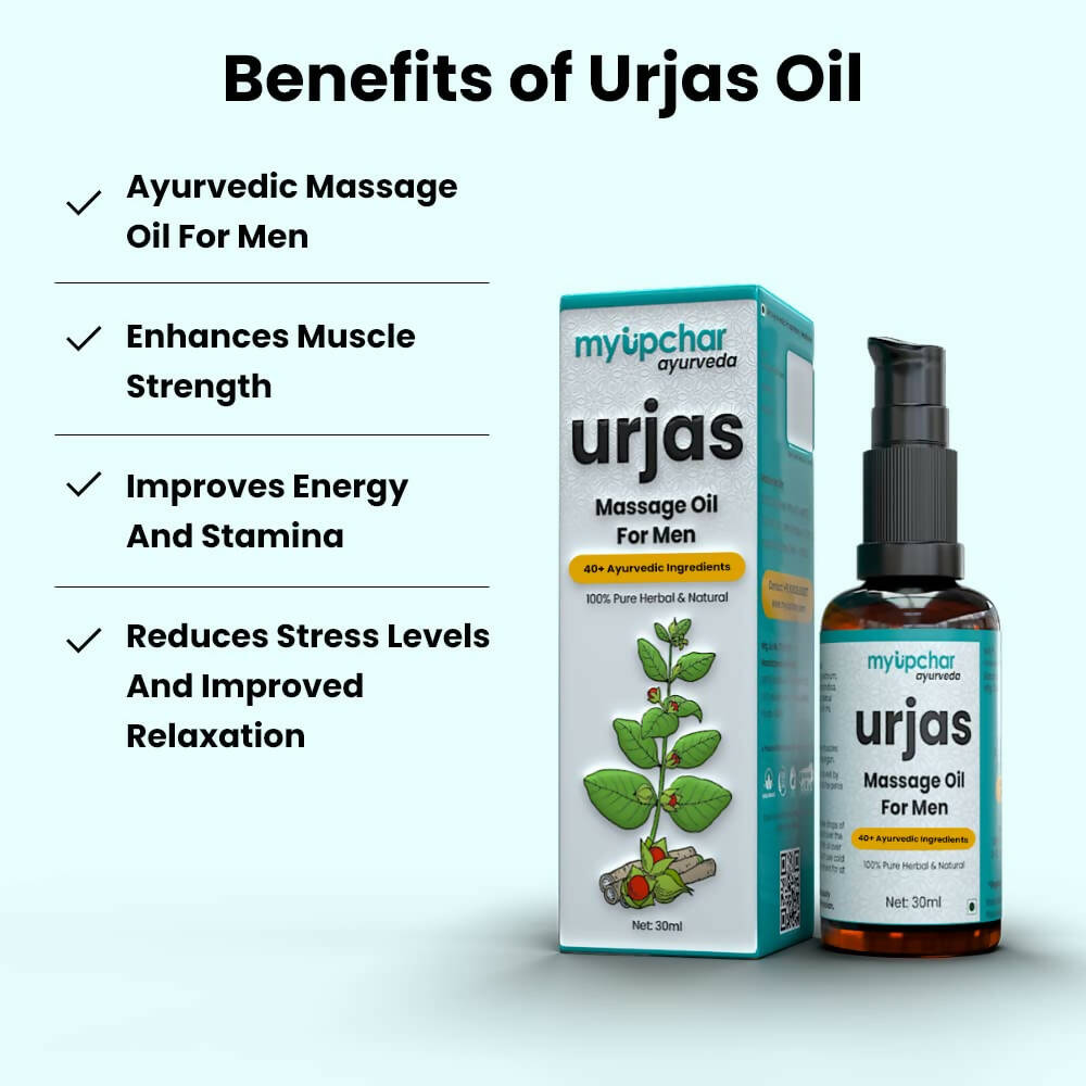 Myupchar Ayurveda Urjas Massage Oil Men - Distacart