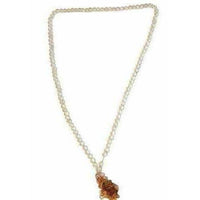 Thumbnail for Crystal(Alum & Quartz) 108 Beads Chain (Small Size) / Spatika 108 Pusalu Mala (Small Size) - Distacart