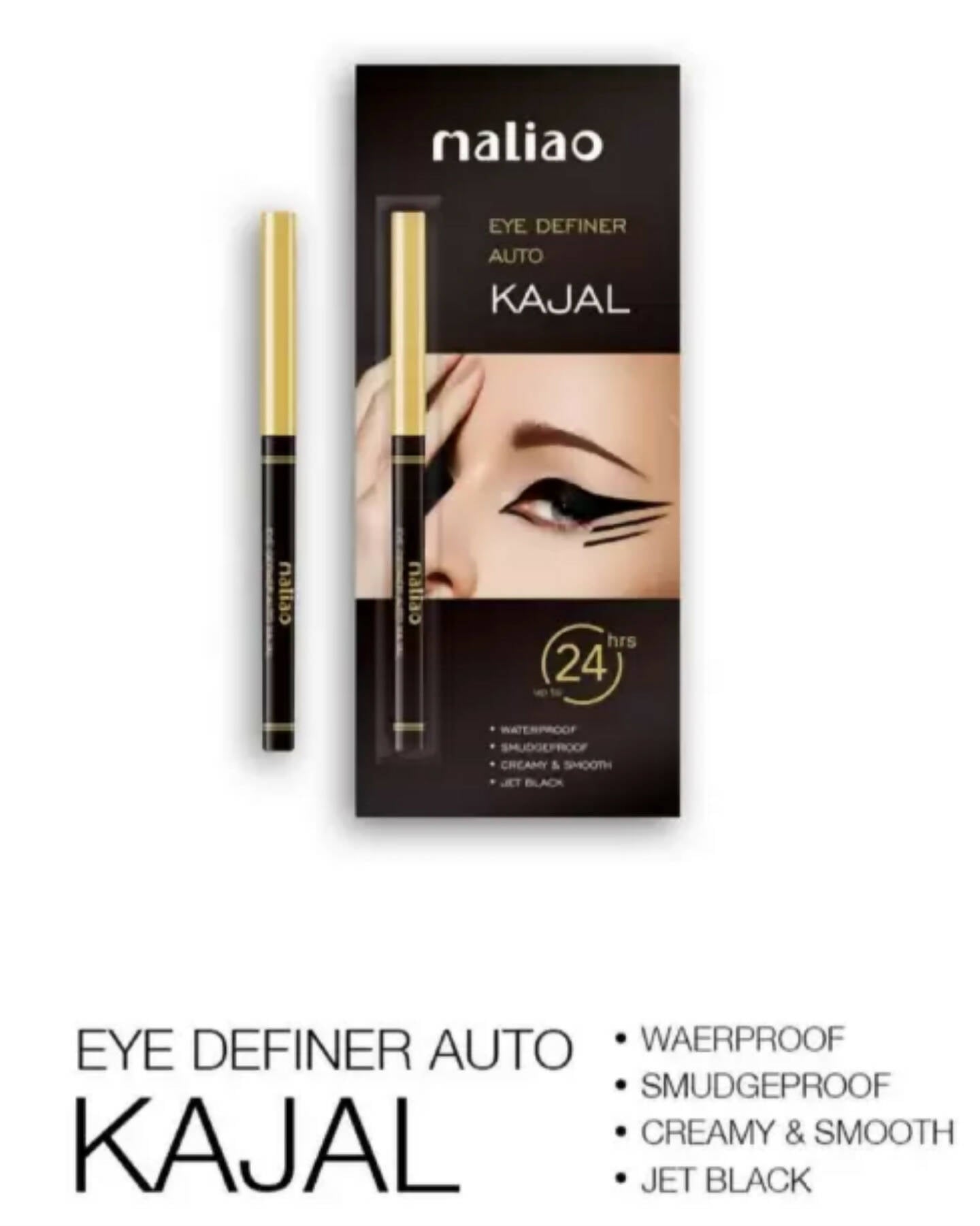 Maliao Professional Eye Definer Auto Kajal Pencil - Distacart