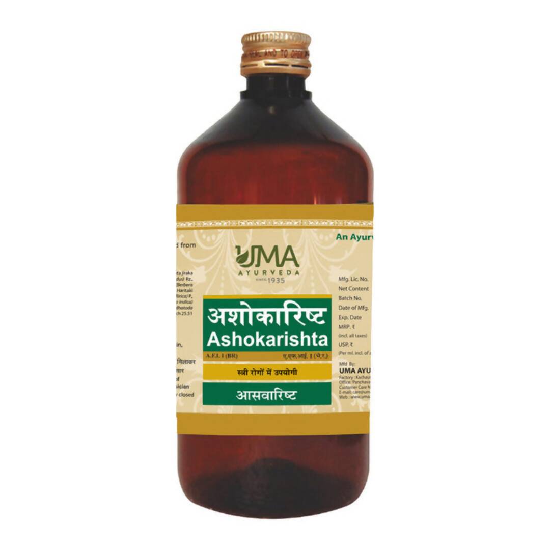 Uma Ayurveda Ashokarishta Syrup for Women - Distacart
