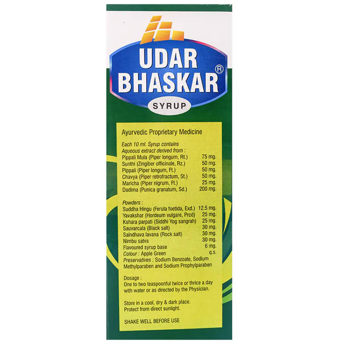United Pharmaceuticals Udar Bhaskar Syrup - Distacart