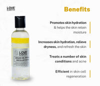 Thumbnail for Love Earth Argan Oil Infused Micellar Water - Distacart