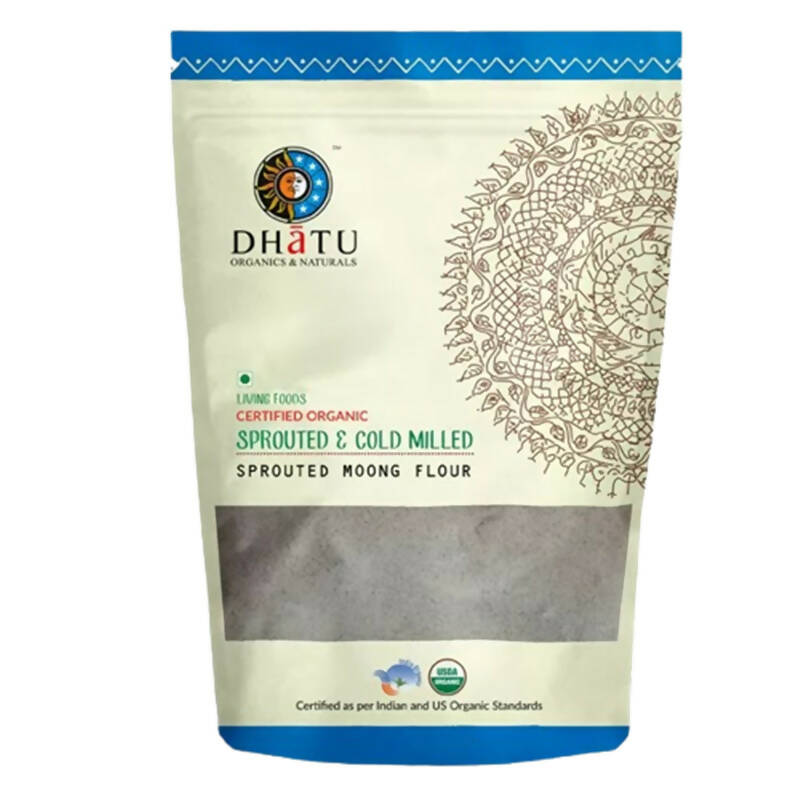 Dhatu Organics & Naturals Sprouted Moong Flour - Distacart