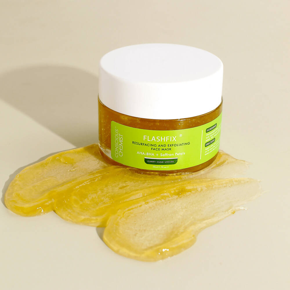 Conscious Chemist Flashfix Resurfacing & Exfoliating Face Mask - Distacart