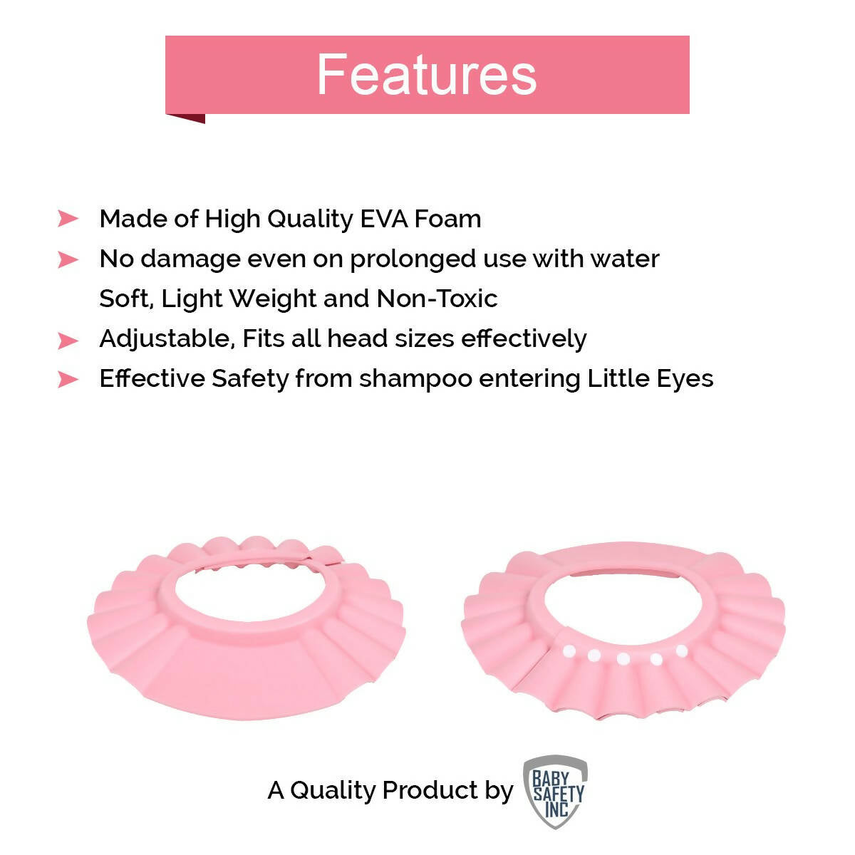 Safe-O-Kid No Tears, Fit-All Adjustable Kid'S Shampoo Hat - Distacart