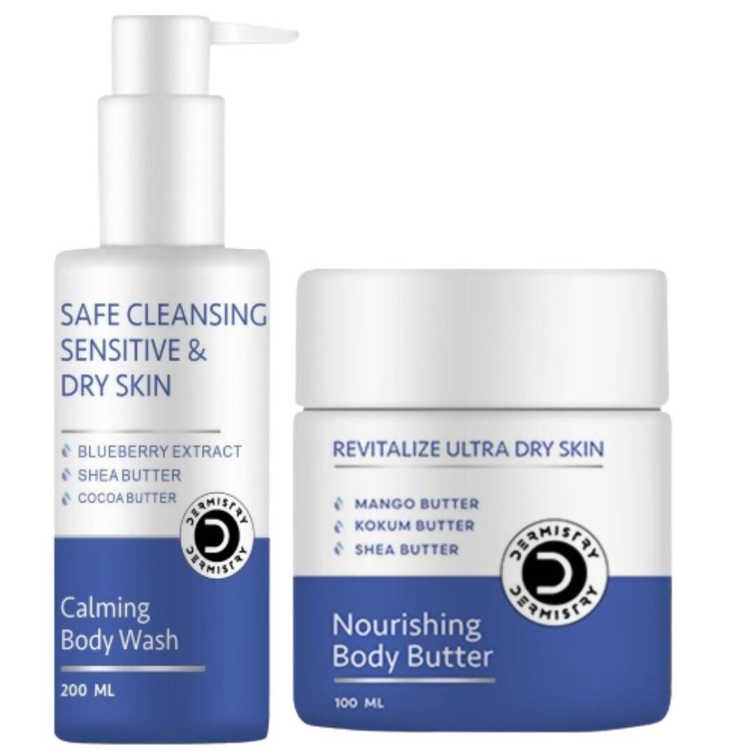 Dermistry Calming Body Wash & Nourishing Body Butter - Distacart