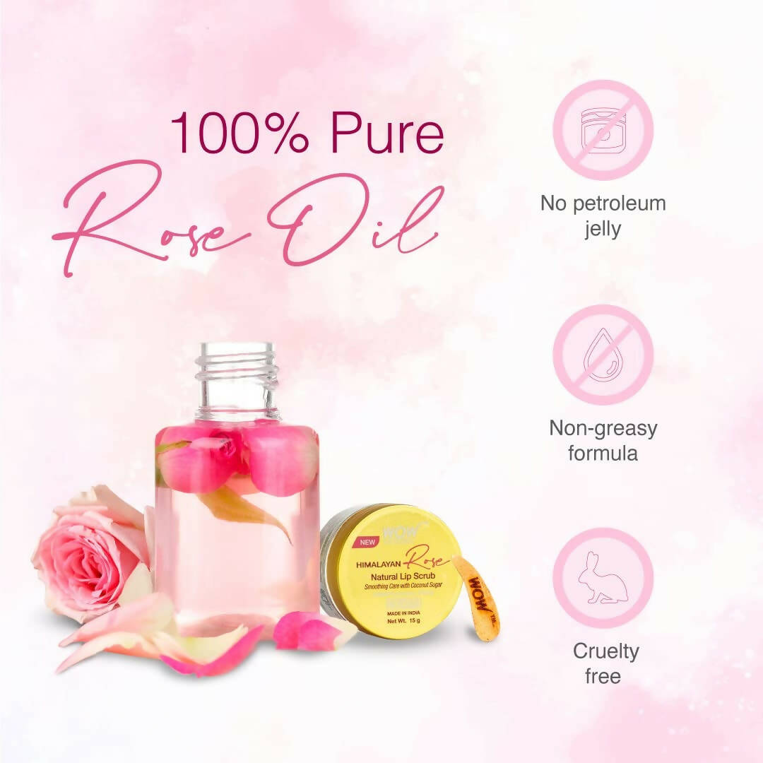 WOW Skin Science Himalayan Rose Lip Scrub - Distacart