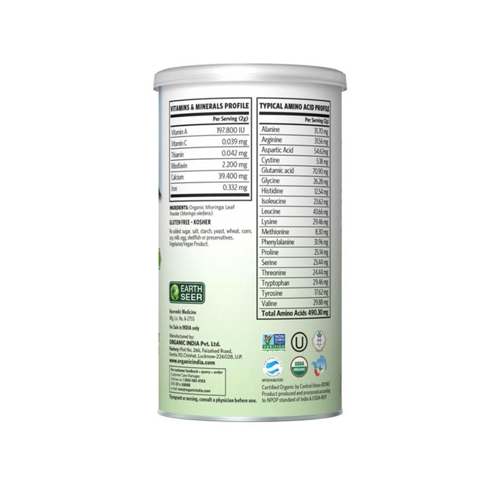 Organic India Moringa Powder - 100 gms - Distacart