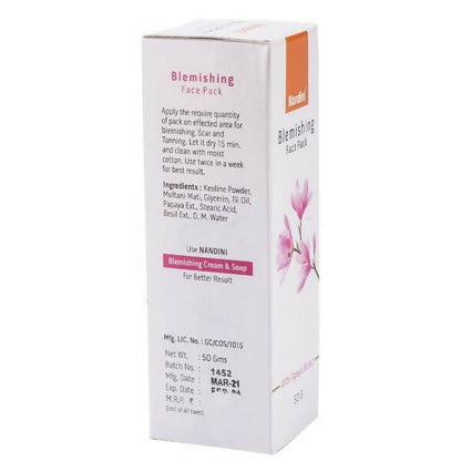 Nandini Herbal Blemishing Face Pack - Distacart
