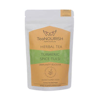 Thumbnail for TeaNourish Turmeric Spice Tulsi Herbal Tea - Distacart