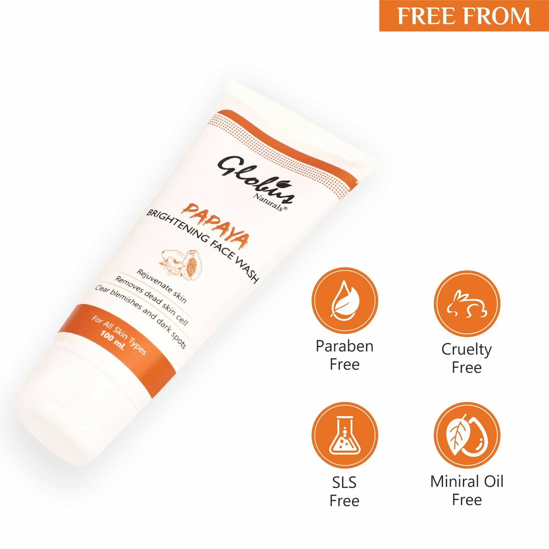 Globus Naturals Purifying Papaya Face Wash - Distacart