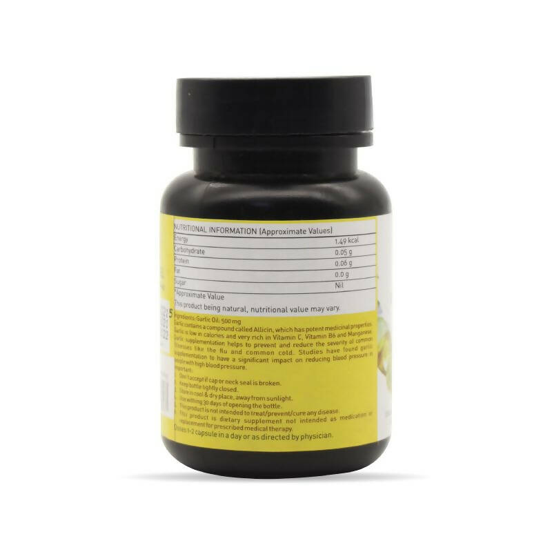 Nutriorg Garlic Oil Soft Gel Capsules - Distacart