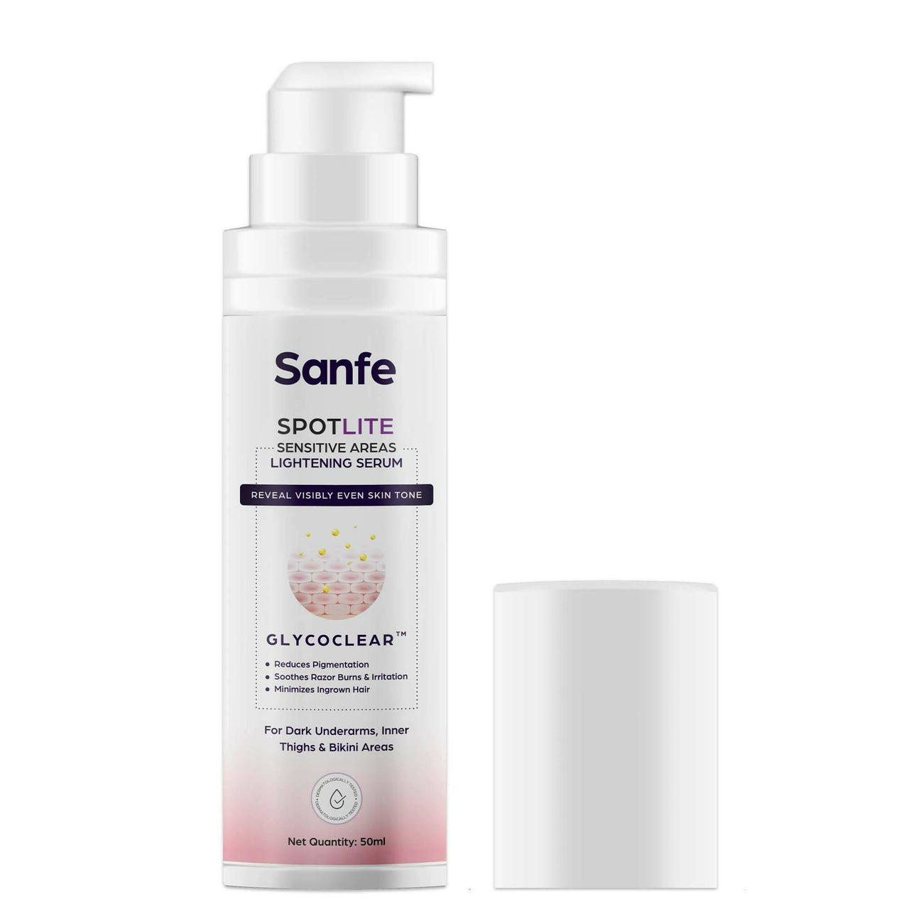 Sanfe Spotlite Sensitive Areas Body Serum - Distacart