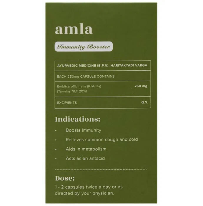 Baidyanath Jhansi Ayurvedant Amla Capsules - Distacart