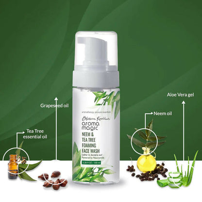 Blossom Kochhar Aroma Magic Neem & Tea Tree Foaming Face Wash - Distacart
