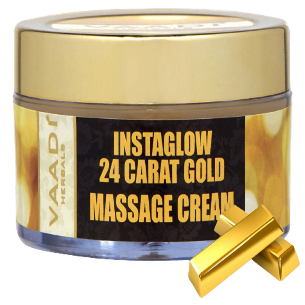 Vaadi Herbals Instaglow 24 Carat Gold Massage Cream - Distacart