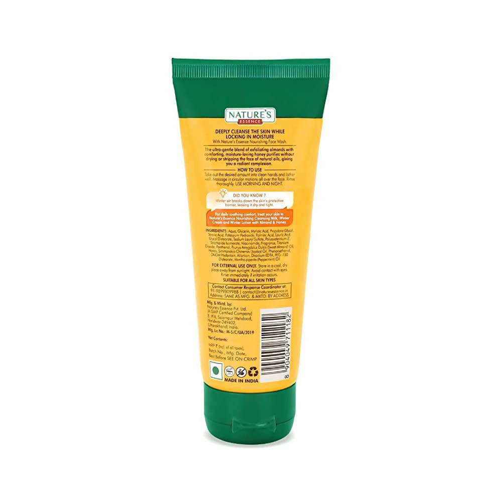 Nature's Essence Nourishing Face Wash (Almond & Honey) - Distacart