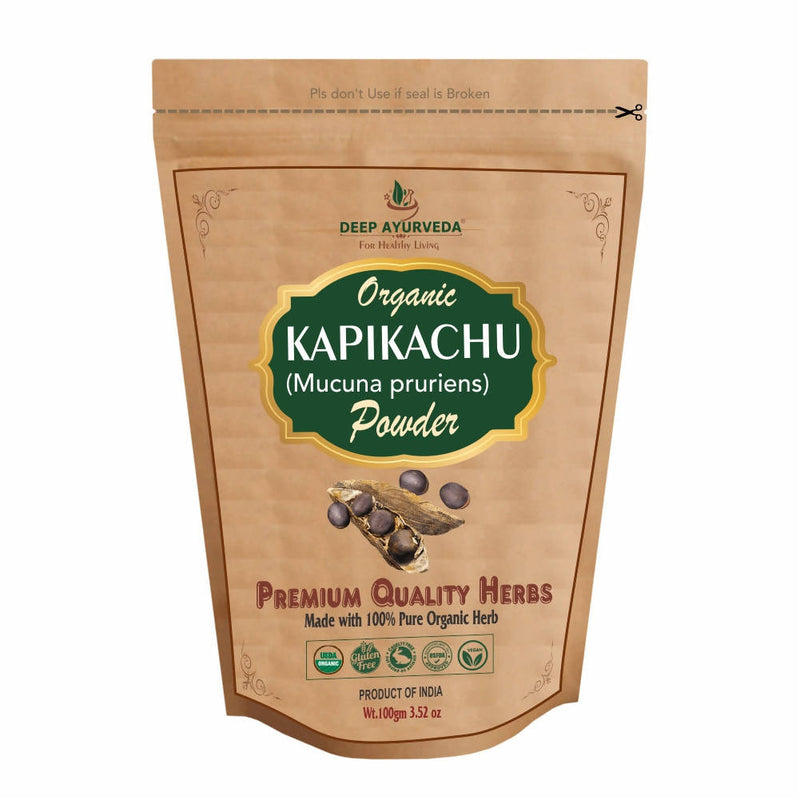 Deep Ayurveda Organic Kapikachu Powder - Distacart